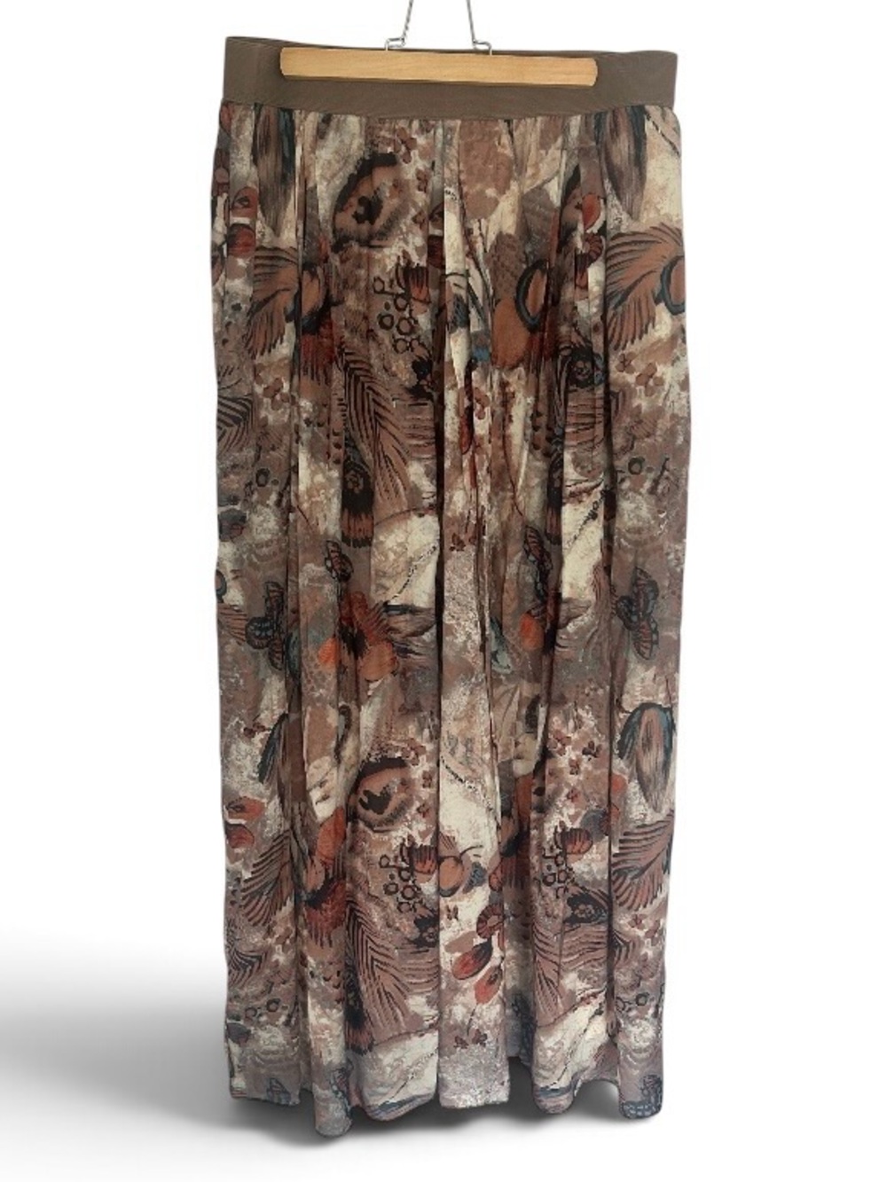 Peruvian Connection Women’s 
Style: Brushstrokes Flowy Maxi Skirt  Size M
